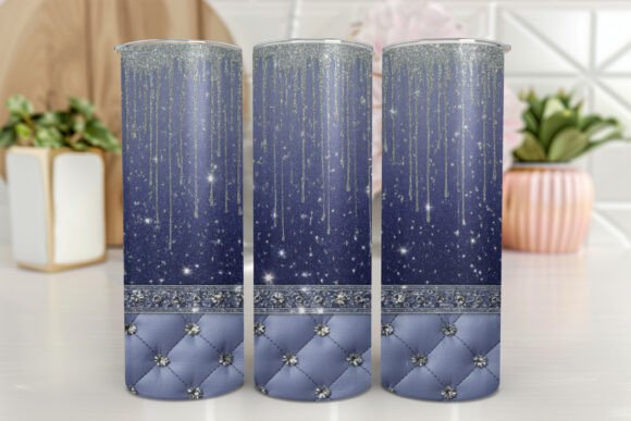 Diamond Glam Sublimation Design: Graphics & Tumbler Wraps