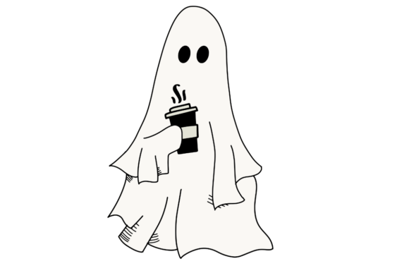 Ghost with Coffee Cup: Graphics and Crafts for Creative Branding