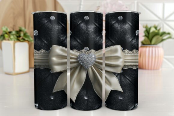Glam 20oz Skinny Wrap PNG: Graphics for Tumbler Wraps