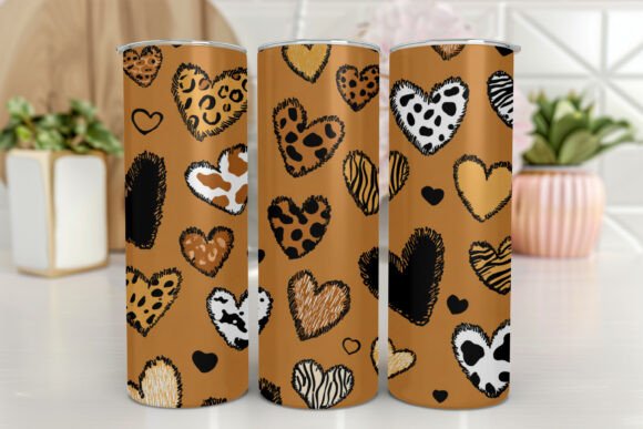 Leopard Sublimation Design for Tumbler Wraps